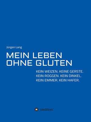 cover image of MEIN LEBEN OHNE GLUTEN